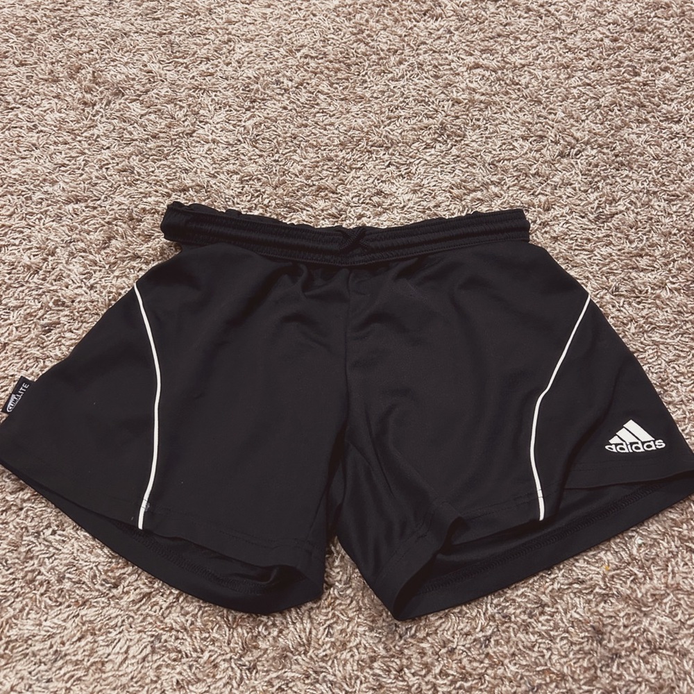 Black adidas shorts